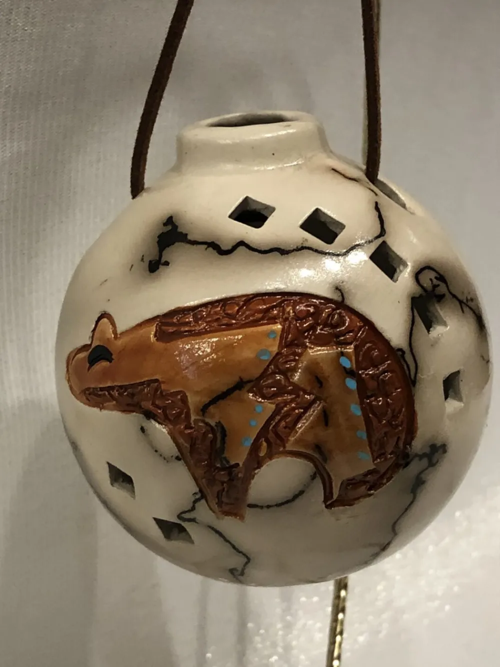 bear_on_horse_hair_round_ornament_0.webp Best Gina Arrighetti Bear On Horse Hair Round Ornament