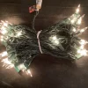 Best Sale A Christmas Clear White Incandescent 50 Light Set, Green Wire