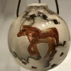 Shop Gina Arrighetti Horse On Horse Hair Round Ornament