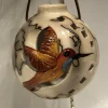 New Gina Arrighetti Hummingbird On Horse Hair Round Ornament