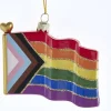 Cheap Kurt Adler Progress Pride Flag