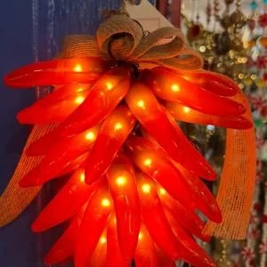 Discount A Christmas Red Chile Ristra Lighted 35 Light