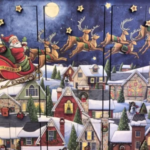 Best Byers Choice Santa's Sleigh Musical Advent Calendar