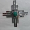 Clearance Curtis Benavidez Silver Zia With Turquoise