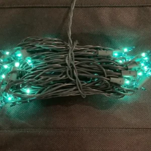 Cheap A Christmas Teal Incandescent 50 Light Set